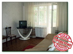 The one-room apartment in Yuzhny by the day